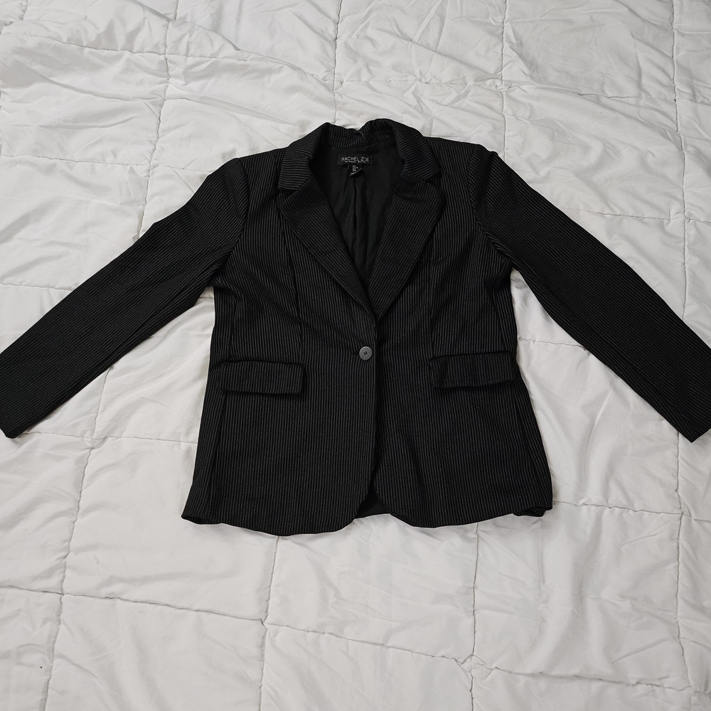 Rachel Zoe Black Striped Blazer